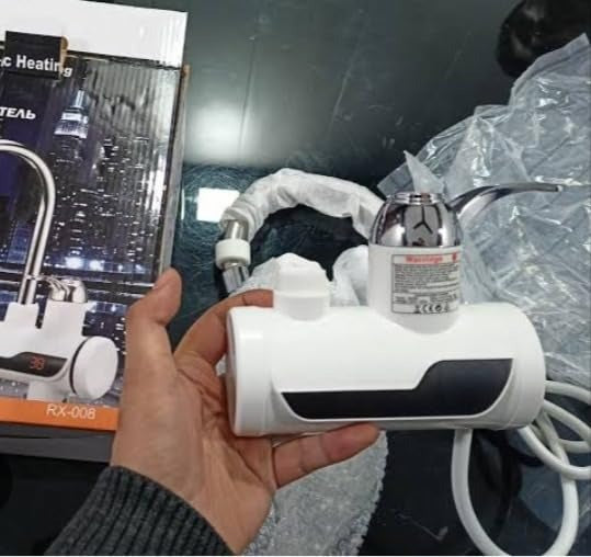 Divya® Instant Electric Water Heaters Faucet Tap Hot Home-Kitchen Water Heating Instantaneous Water Heater Tank less for Tap,LED Electric Head Water Heater (1 Year warranty )